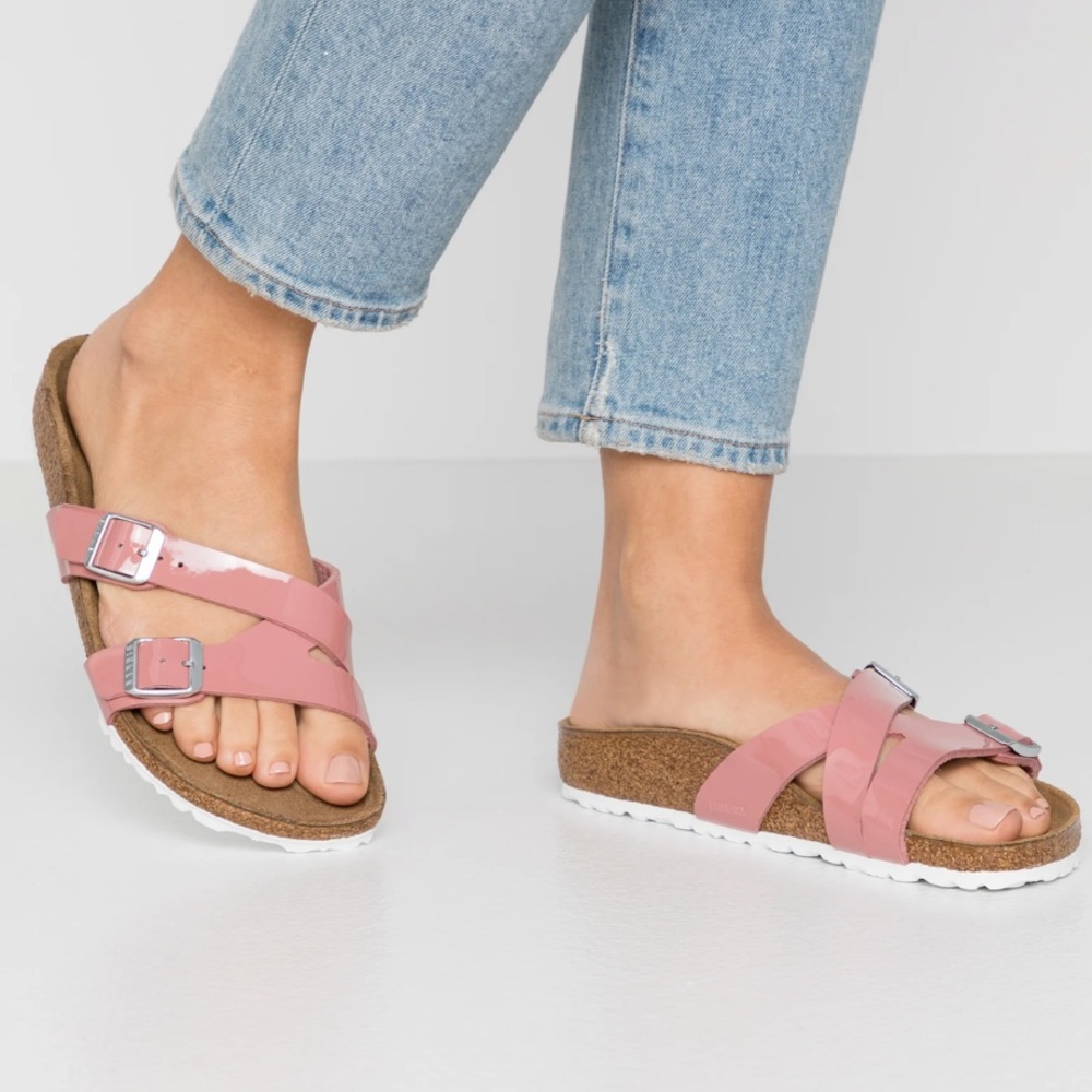 BIRKENSTOCK🍁🍂Yao Metalic Old Rose women’s  size 37